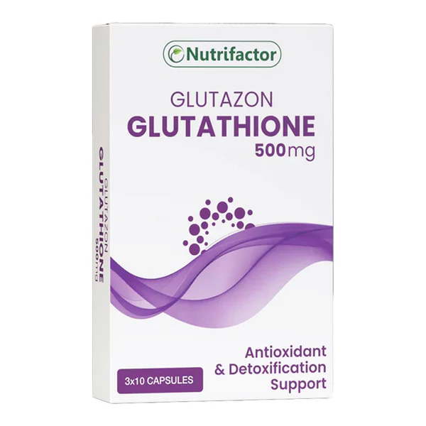 Nutrifactor Glutazon Glutathione 500mg - 30 Capsules