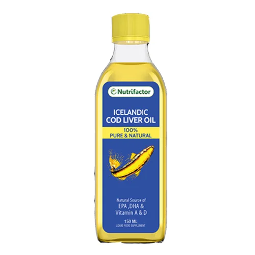Nutrifactor Icelandic Cod Liver Oil - 150 ml