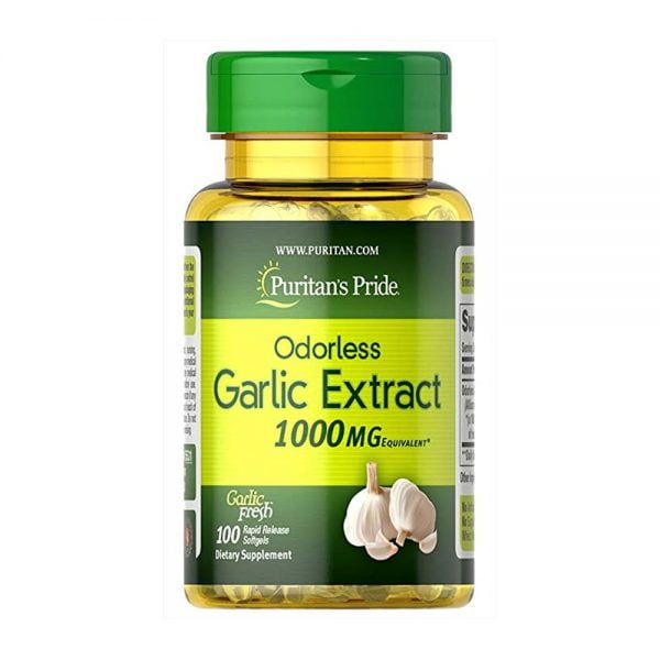 Odorless Garlic 1000 MG 100 Softgel