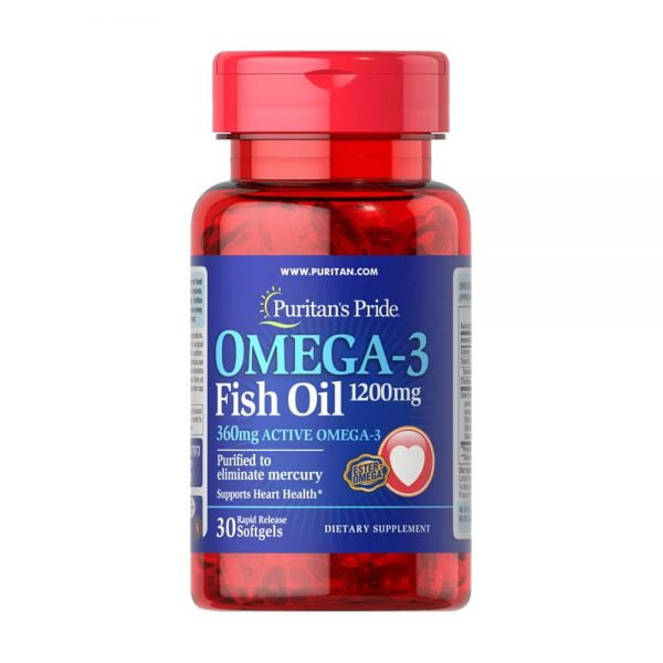 Omega-3 Fish Oil 1200mg 30 Softgels