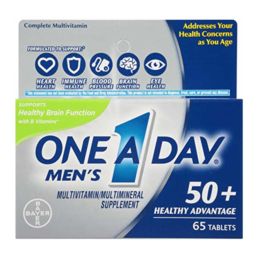One A Day Men’s 50+ Multivitamins 65 Tablets online in Pakistan