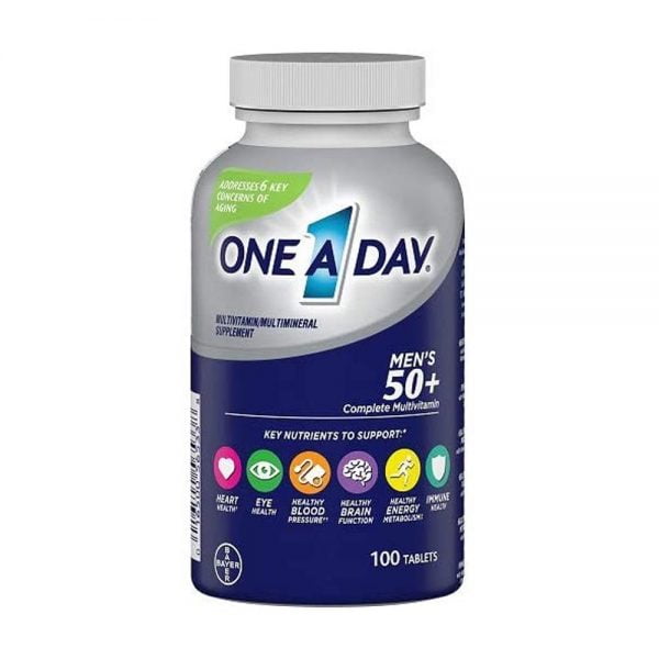 ONE A DAY Multivitamins Men’s 50+ 100 tablets