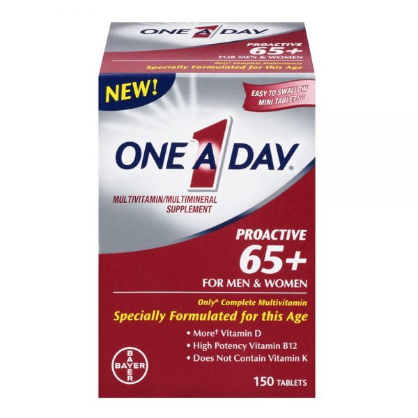 ONE A DAY Proactive 65+ for Men & Women 150 tablets