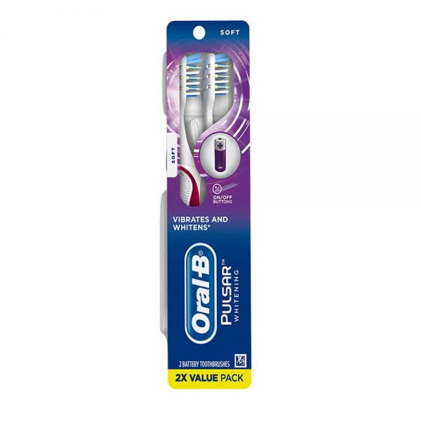 Oral-B Pulsar Soft Whiting Manual Toothbrush 2X Value Pack