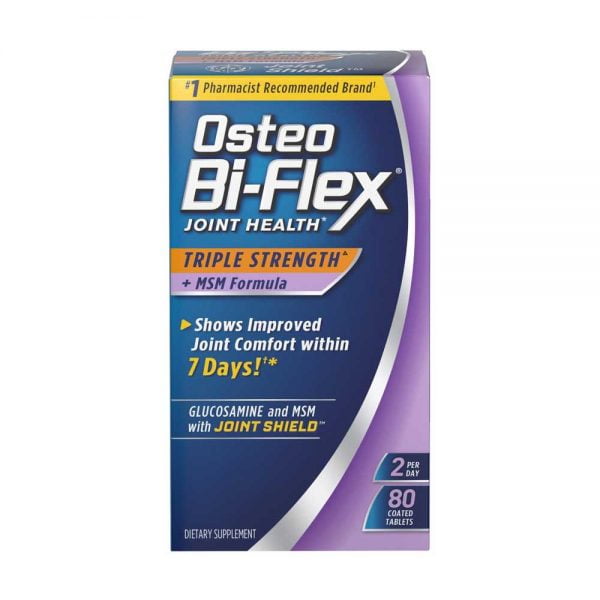 Osteo Bi-Flex Triple Strength + MSM, 80 Coated Tablets