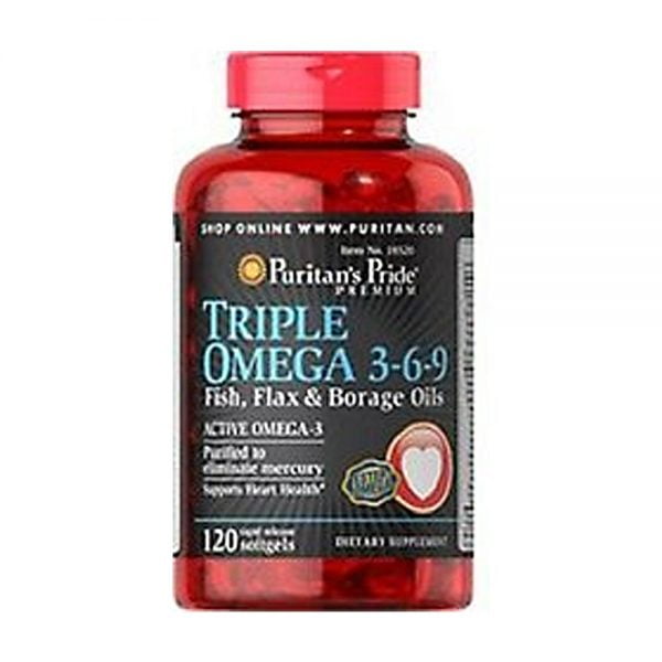 Triple Omega 3-6-9 120 softgels online in Pakistan - vitaminsmenu.com