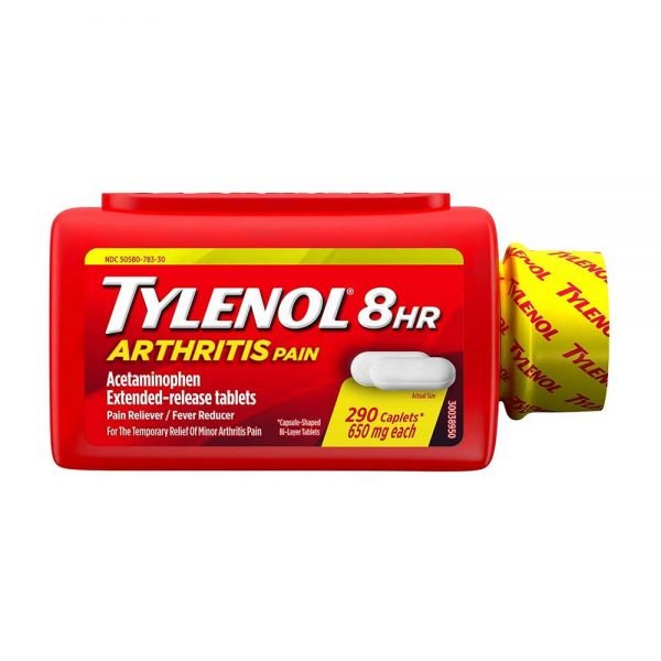 TYLENOL Arthritis 8HR Pain Reliever 650mg 290 Caplets