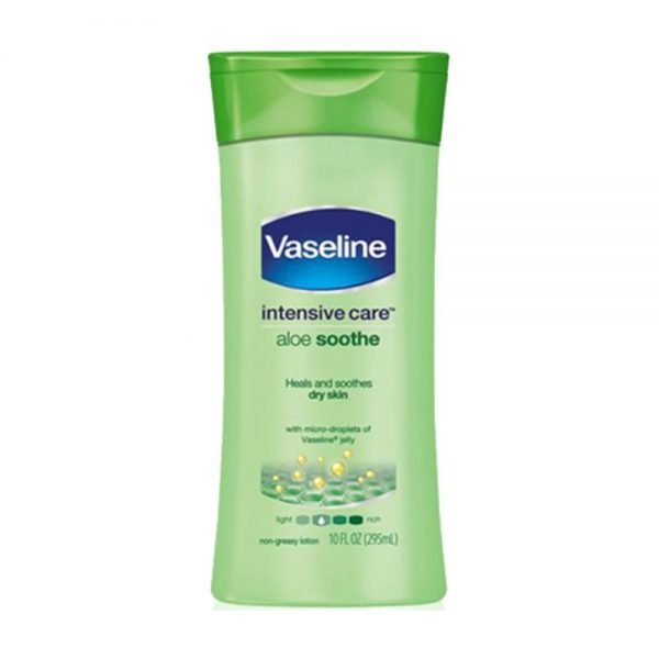 Vaseline Intensive Care Body Lotion, Aloe Soothe 10 oz (295ML)