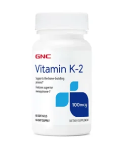 GNC Vitamin K2 100mcg, 60 Ct
