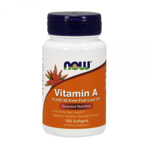 Vitamin A 10,000IU 100 Softgels