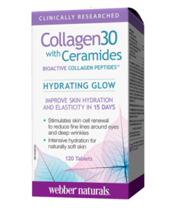 Webber Naturals Collagen30 with Ceramides Bioactive Collagen Peptides™ - 120 Tablets