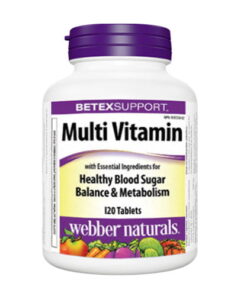 Webber Naturals Diabetex Multi Vitamin - 120 Tablets