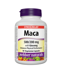 Webber Naturals Maca with Ginseng - 90 Capsules