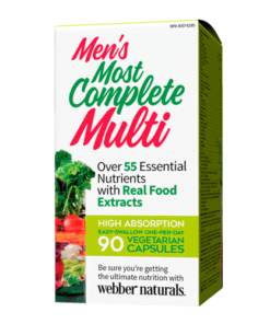 Webber Naturals Men's Most Complete Multi - 90 Capsules