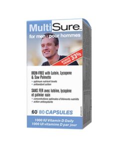 Webber Naturals MultiSure for Men - 80 Capsules
