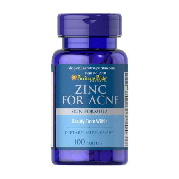 Zinc For Acne 100 tablets