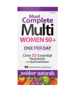Webber Naturals Women's 50+ Most Complete Multi, 90 Ct