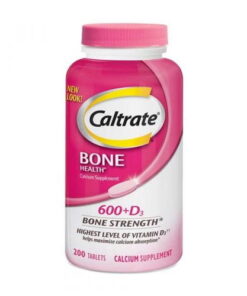 Caltrate Bone Health Calcium Supplement 600+D3 200 Tablets