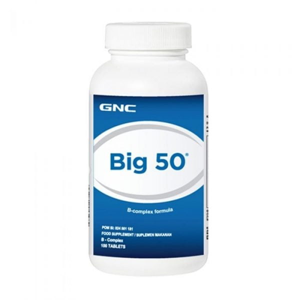 GNC Big 50 100 Tablets