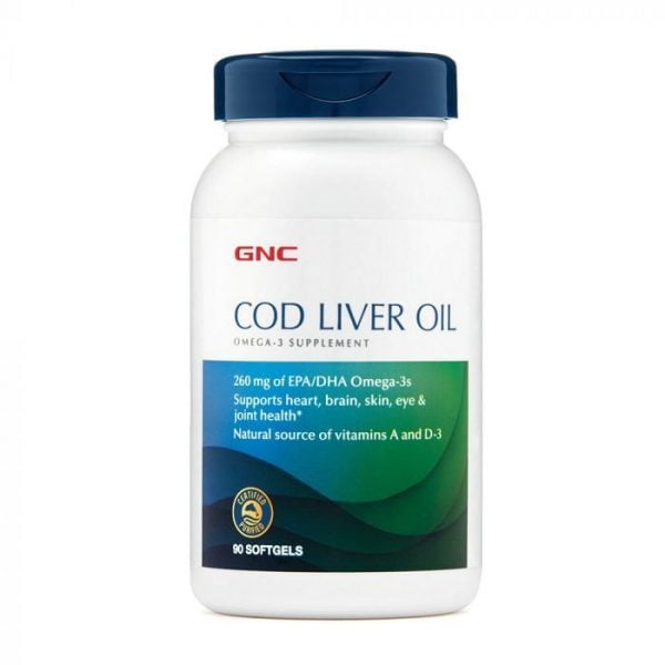 GNC Cod Liver Oil, 90 Softgels