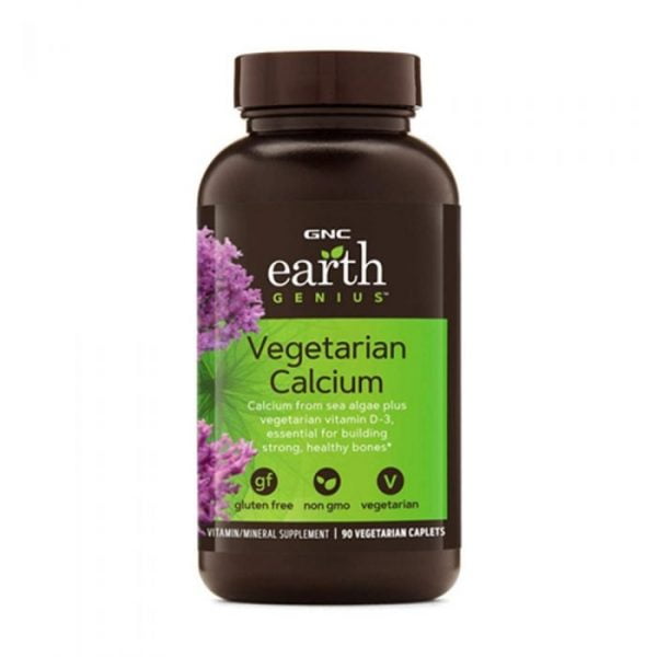 GNC Earth Genius Vegetarian Calcium 90 Caplets