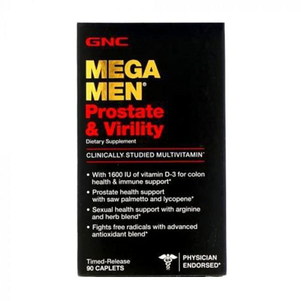 GNC Mega Men Prostate & Virility 90 Caplets online in Pakistan ...