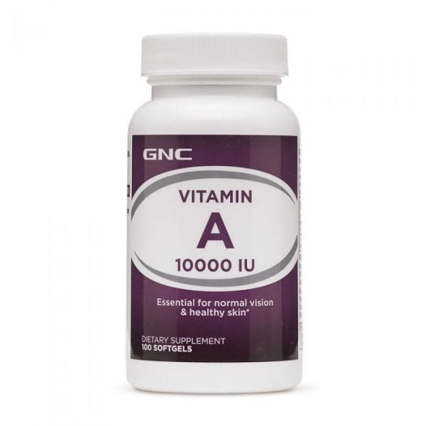 GNC Vitamin A 10000 IU 100 Softgels