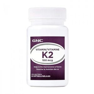 GNC Vitamin K2 100mcg 60 Softgels online in Pakistan - vitaminsmenu.com