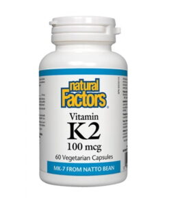 Natural Factors Vitamin K2 60 Capsules