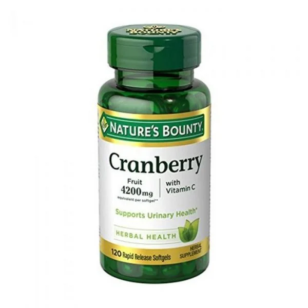 Nature’s Bounty Cranberry with Vitamin C 120 Softgels