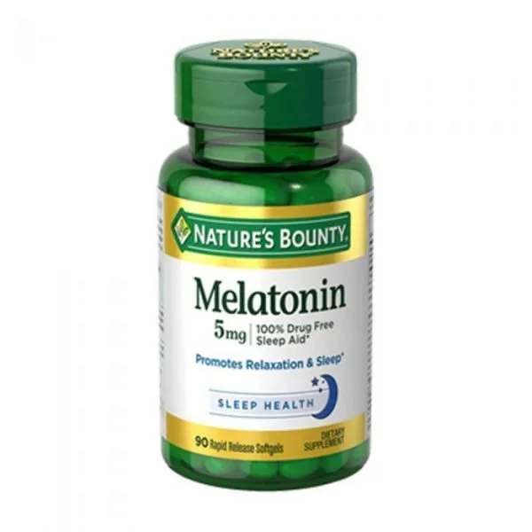 Nature’s Bounty Melatonin 5mg 90 Softgels