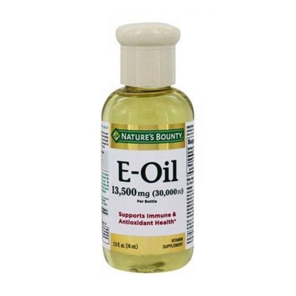 Nature’s Bounty Vitamin E-Oil 13,500mg (30,000) 2.5 Fl Oz (74 ml)