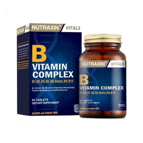 Nutraxin B Vitamin Complex 60 Tablets