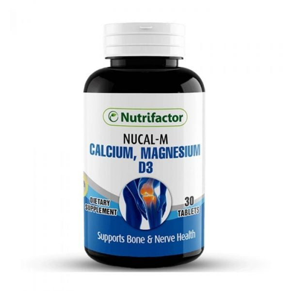 Nutrifactor Nucal M – Calcium, Magnesium & Vitamin D3, 30 Tablets