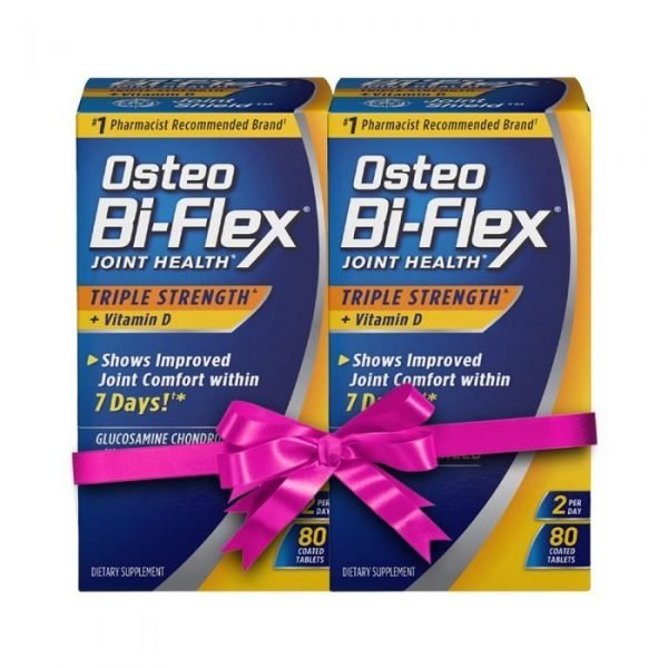 Osteo Bi-Flex Joint Health with Vitamin D, 80 Tablets (Dual Pack)