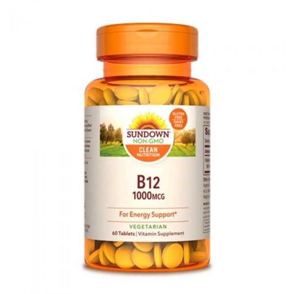 Sundown Naturals B12 1000mcg 60 Tablets