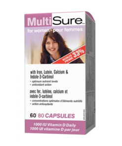 Webber Naturals MultiSure for Women 80 Capsules