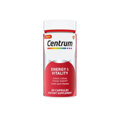 Vitality Holistic Cellular Energy and centrum energy Support 50 Capsules
