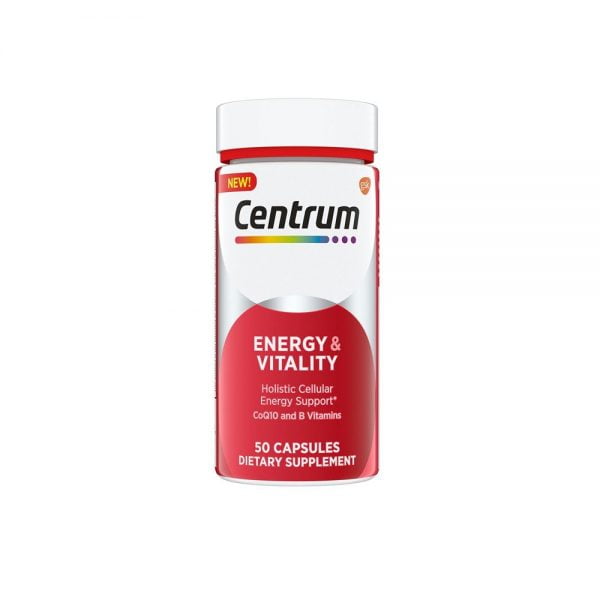 Vitality Holistic Cellular Energy and centrum energy Support 50 Capsules