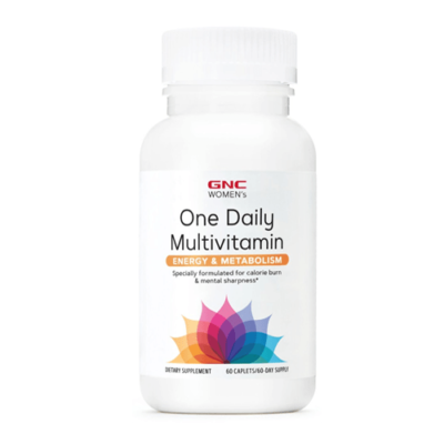 GNC Women's One Daily Multivitamin Energy & Metabolism 60 Caplets