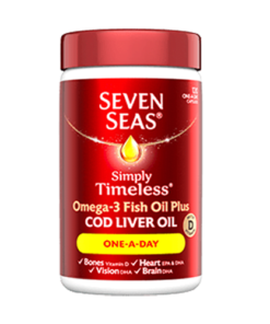 Seven Seas Simply Timeless One-A-Day Cod Liver Oil