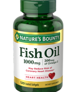 Nature’s Bounty Fish Oil 1000 MG 300 MG Of Omega-3 Softgels