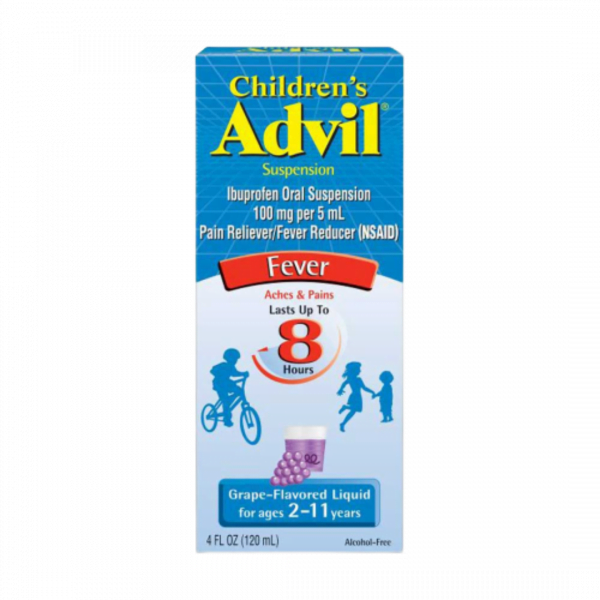 ADVIL IBUPROFEN PAIN RELIEF AND FEVER REDUCER 4 OZ