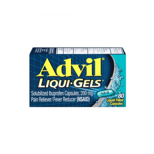 Advil Liquid – Gels 80 Liquid Filled Capsules