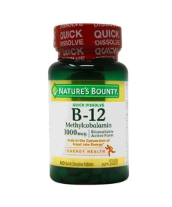 Nature’s Bounty B-12 Methylcobalamin 60 Tablets