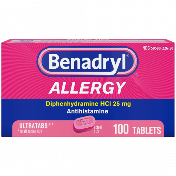 Benadryl Allergy 100 Tab