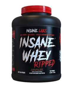 Insane Labz Insane Whey Ripped,5lbs 60 Servings, Chocolate