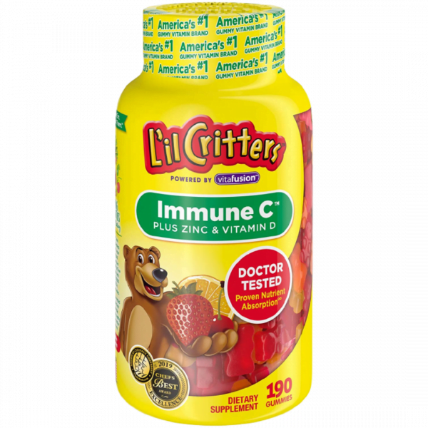 Lil Critters Immune C Dietary Suppliment Gummies 190 count