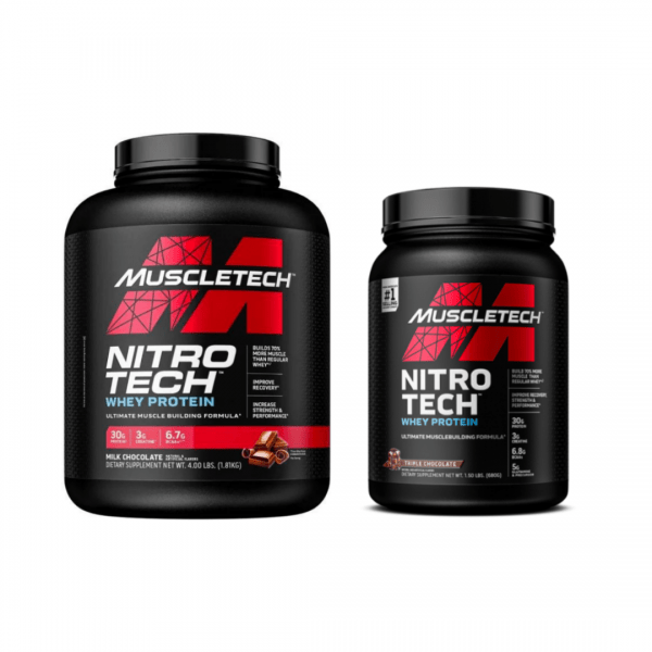 MuscleTech Nitro Tech Whey Protein – New Packaging (4 lbs)