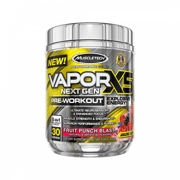 MuscleTech Vapor X5 Next Generation Pre-Workout 30 Servings